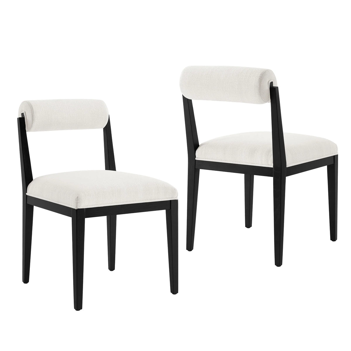 Kai Modern Fabric Dining Chair Set of 2