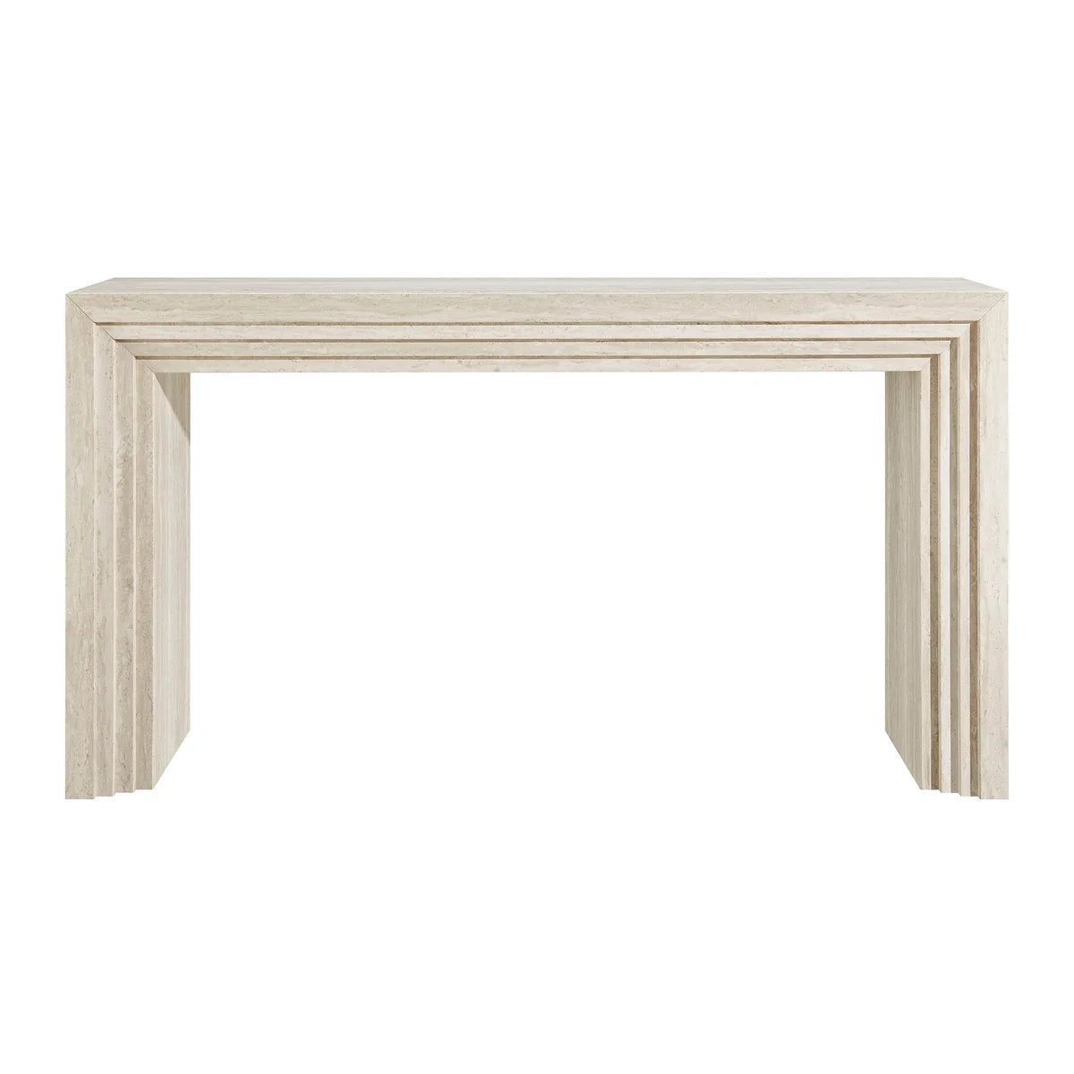 Olney 63 Inch Fluted Console Table Walnut