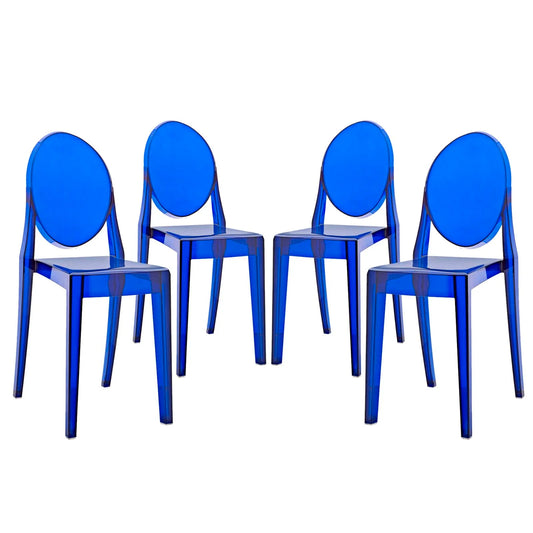 Casper Stackable Dining Armchairs β Set of 4