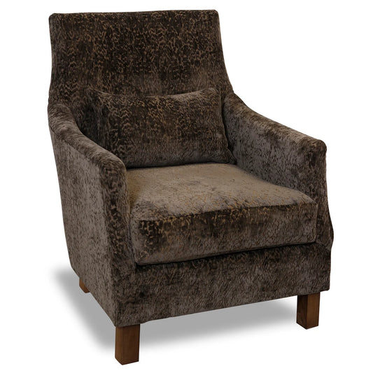 Lola Side Chair | Francesca Espresso Fabric on Hardwood Frame β Stylish and Comfortable Seating for Modern Dining or Accent Spaces