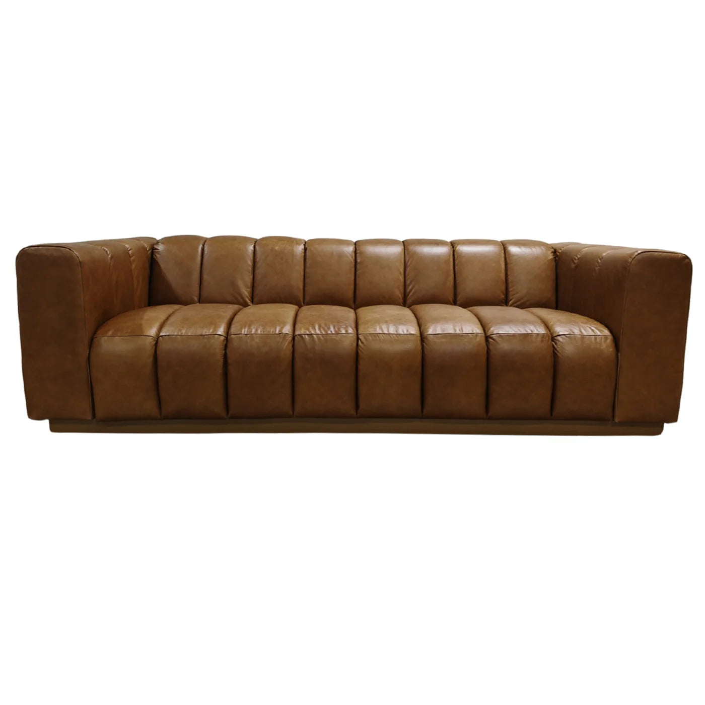 Lucas Sofa Cognac Top Grain Italian Leather – Stylish and Luxurious Seating for Contemporary Living Rooms