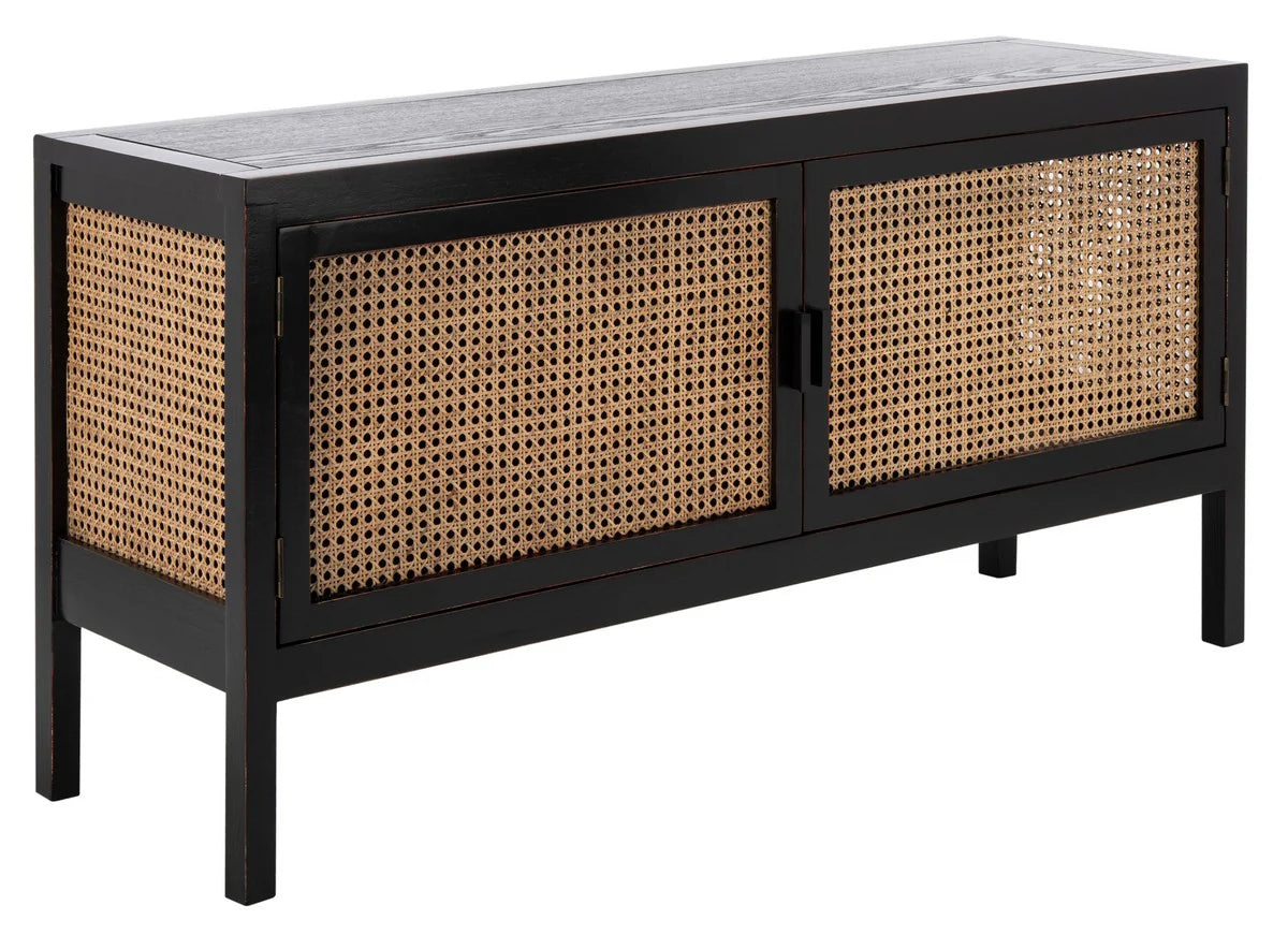 Karel 2 Door Media Stand - Contemporary TV Console with Hidden Storage