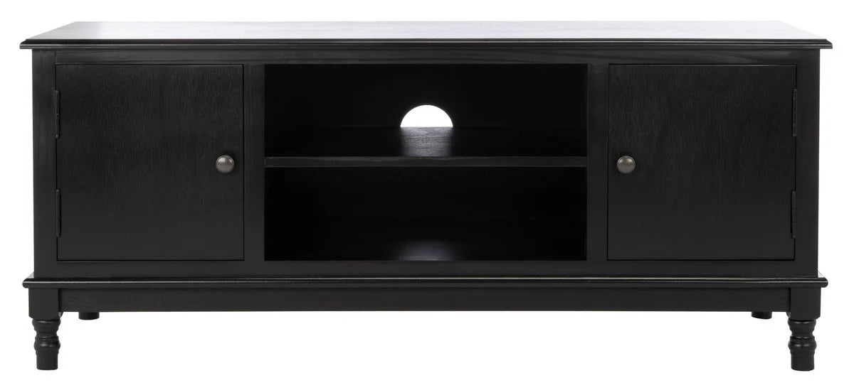 Ozark 2 Door 1 Shelf Media Stand - Rustic Modern TV Console with Storage