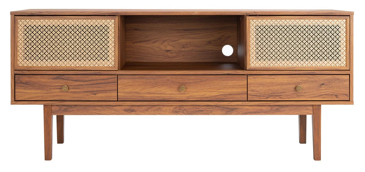 Ceu 3 Drawer 1 Shelf Media Stand - Stylish TV Console with Ample Storage