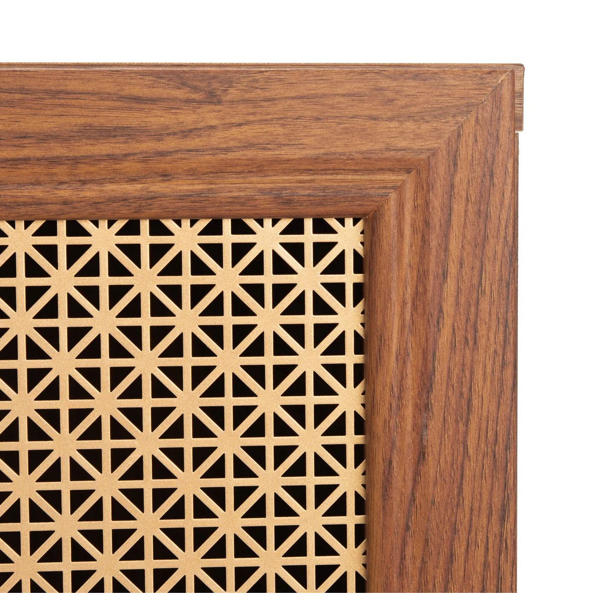 Piran 4-Door 2-Shelf Media Stand - Stylish and Functional Storage for Your Entertainment Space