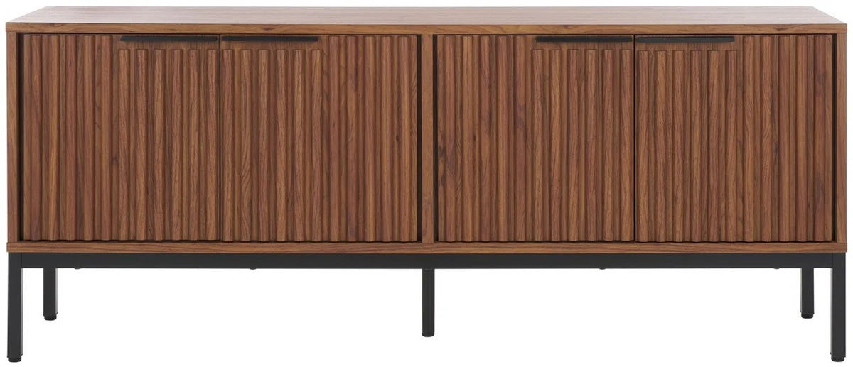 Lylia 4 Door Media Stand - Modern Storage TV Console for Living Room