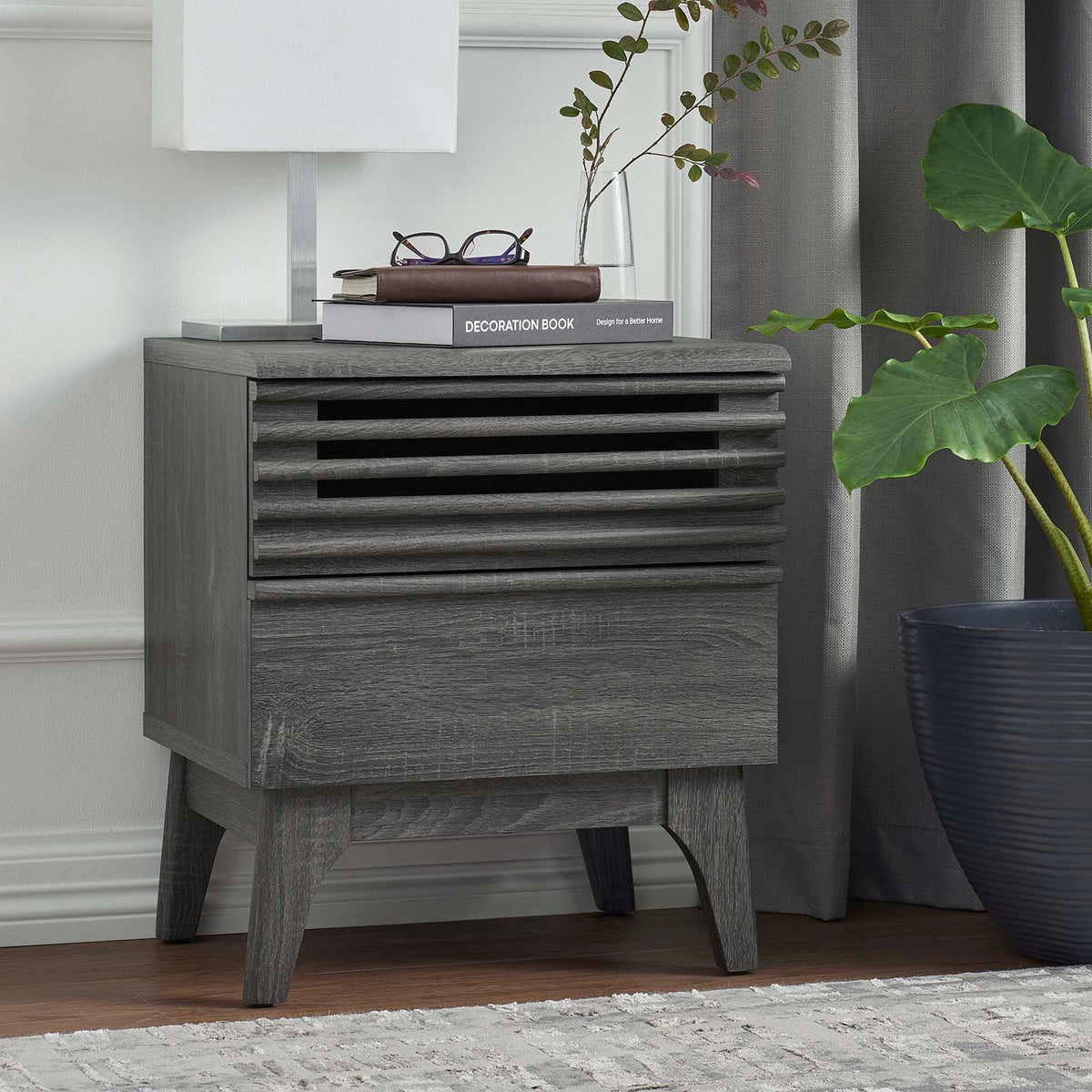Render Nightstand - Mid-Century Modern Accent Table