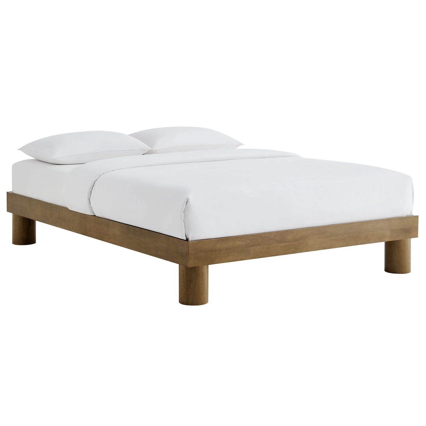 Runa Wood Queen Platform Bed – Modern and Durable Bed Frame for Elegant Bedrooms