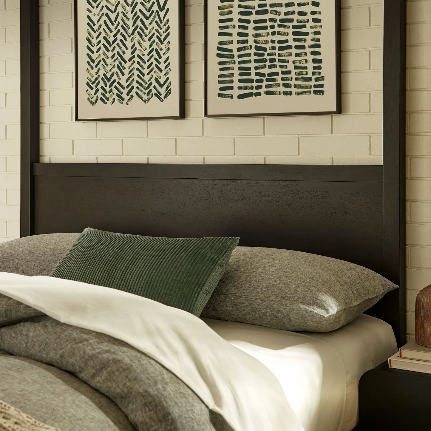 Alva Wood Canopy Platform Bed – Modern Rustic Frame with Clean Lines and Sturdy Support