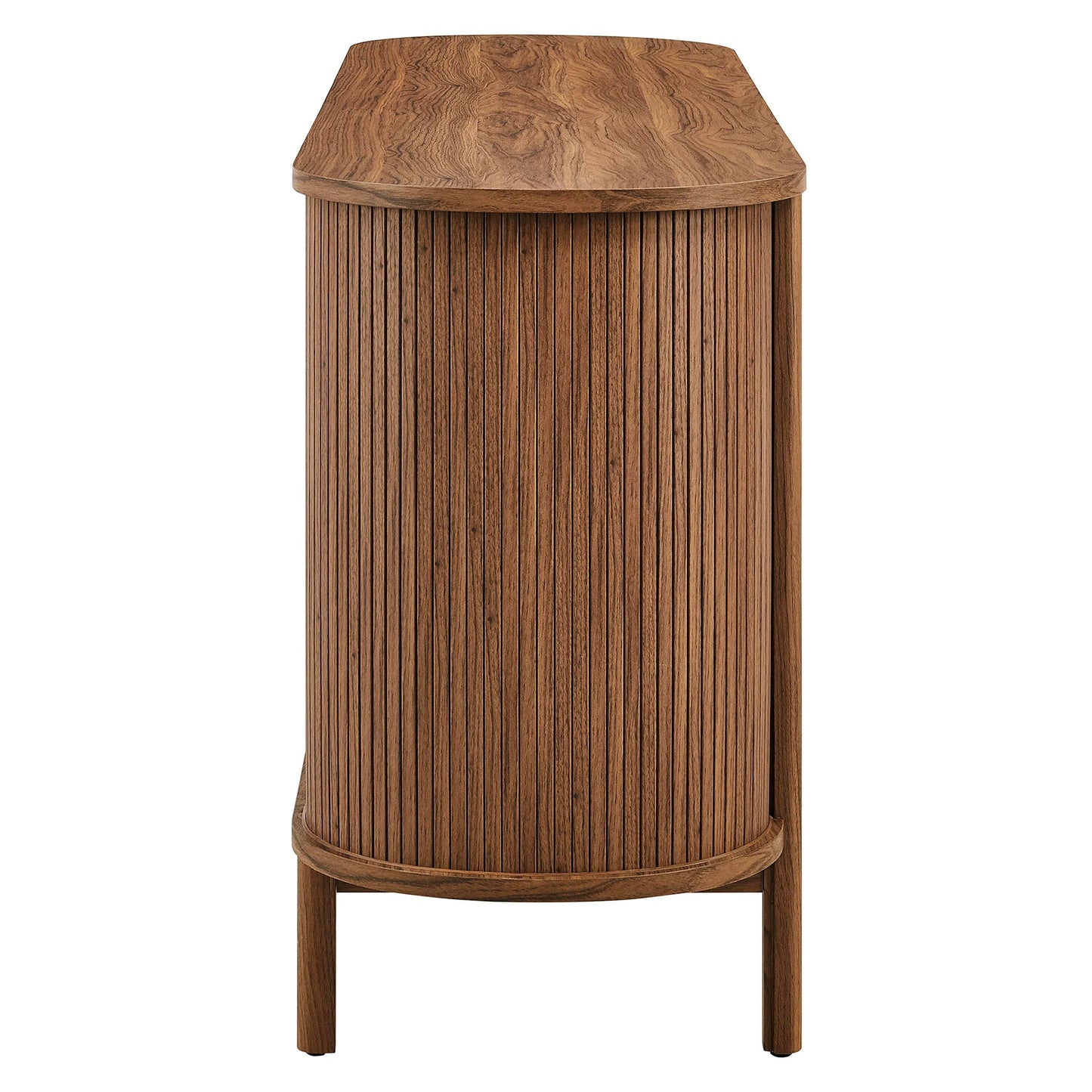 Cadence 6-Drawer Curved Dresser – Modern Wood Storage Dresser for Bedroom Organization