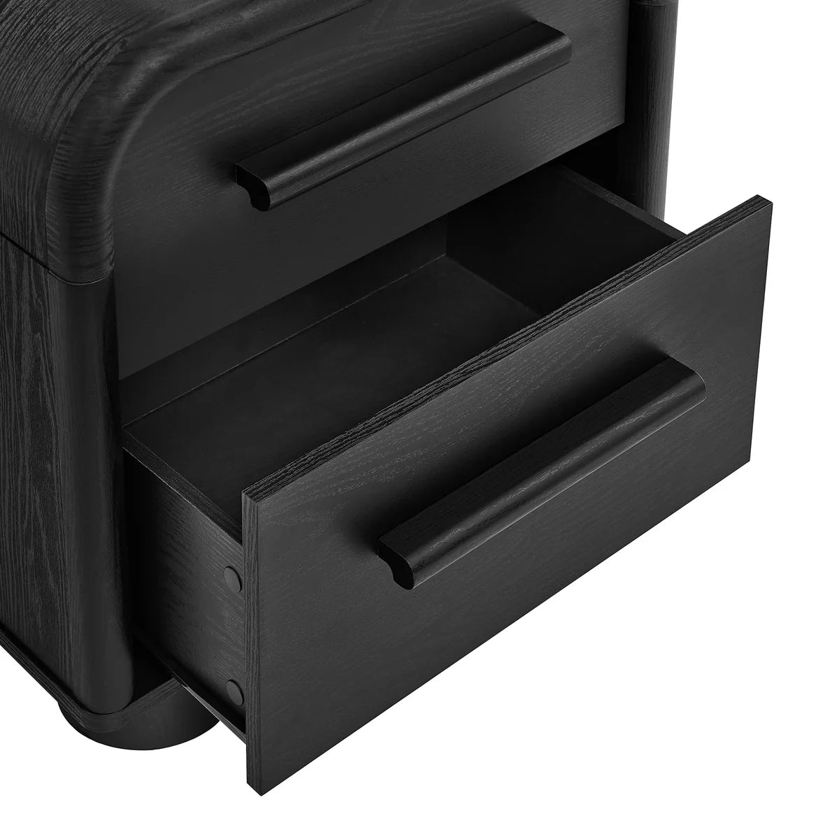 Bellamy Curved 2‑Drawer Nightstand