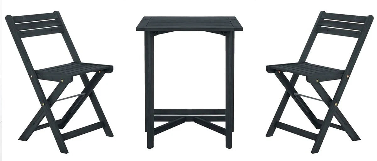 Gallo Contemporary Balcony Bistro Set - Stylish and Space-Saving Seating for Small Outdoor Spaces