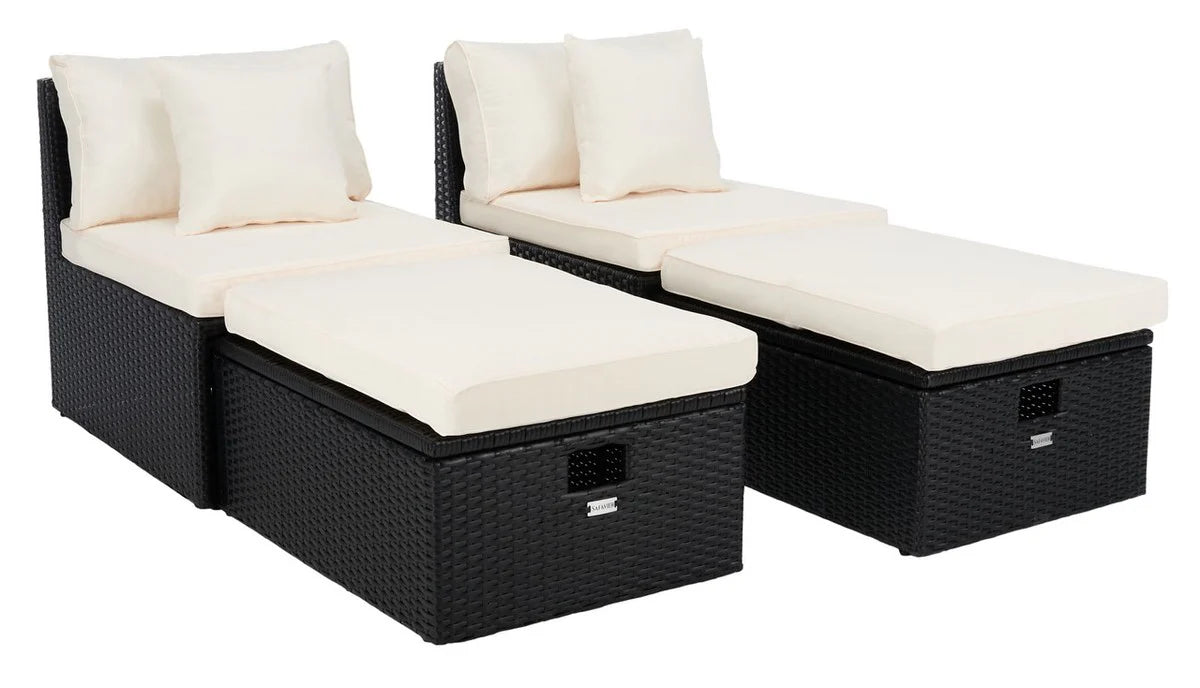 Pramla Outdoor Set with Ottoman - Comfortable and Stylish Seating for Relaxed Outdoor Spaces