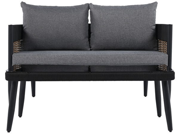 Harrison Outdoor Bench and Table Set – Elegant & Weather-Resistant Patio Seating Solution
