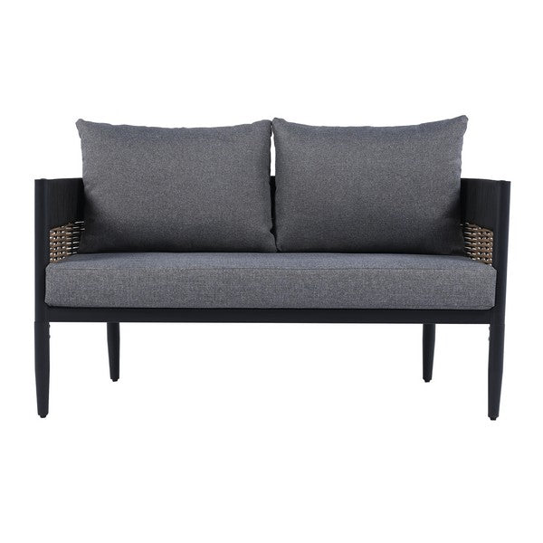 Harrison Outdoor Bench and Table Set – Elegant & Weather-Resistant Patio Seating Solution