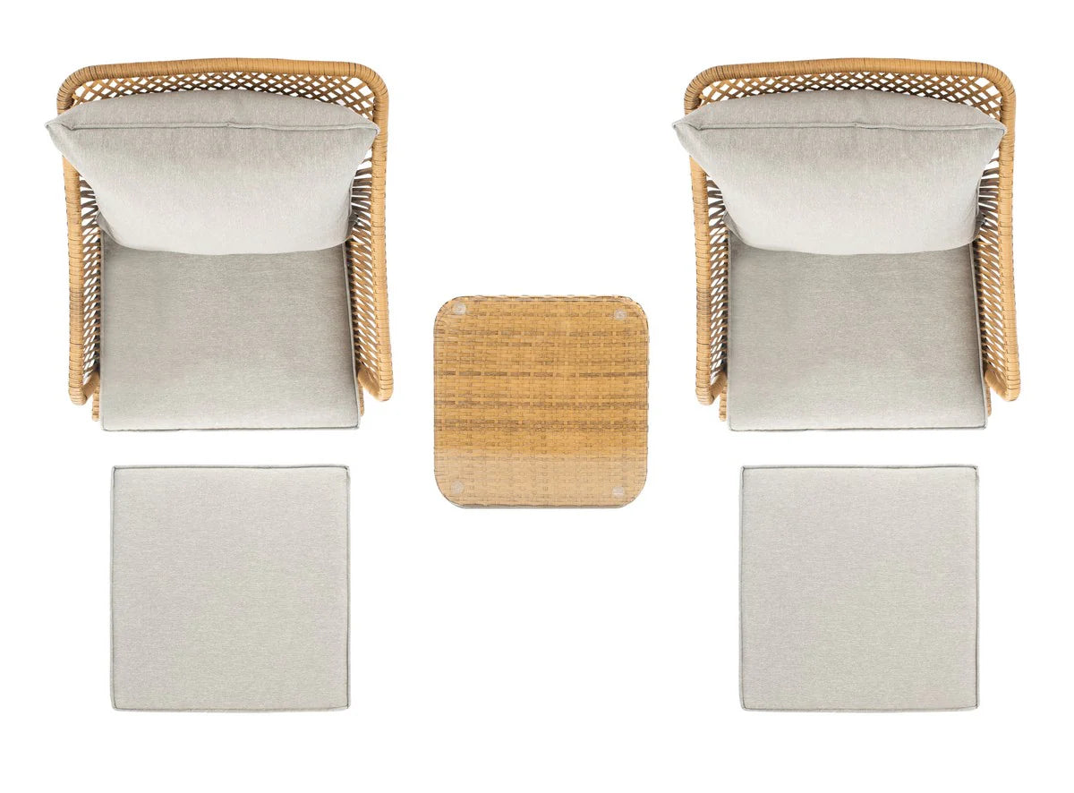 Narda 5-Piece Lounger Set - Comfortable and Stylish Seating for Relaxing Outdoor Spaces