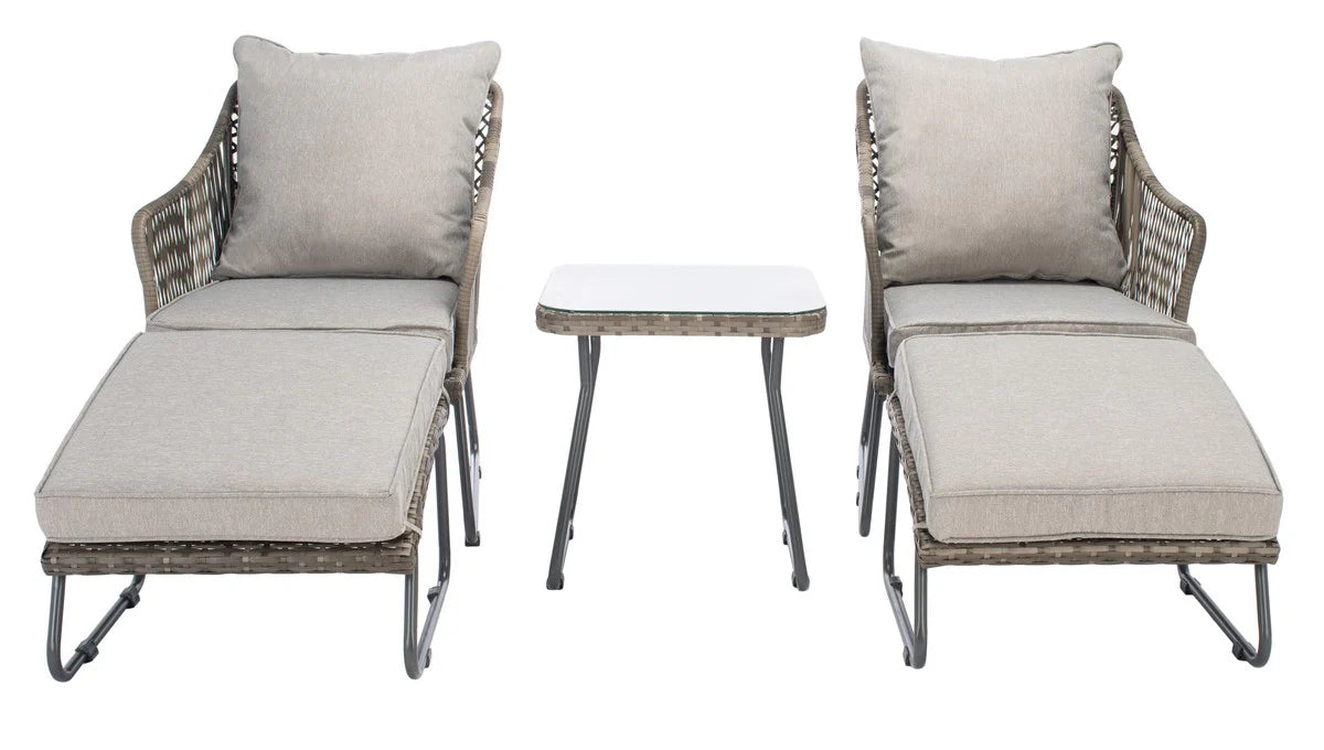 Narda 5-Piece Lounger Set - Comfortable and Stylish Seating for Relaxing Outdoor Spaces