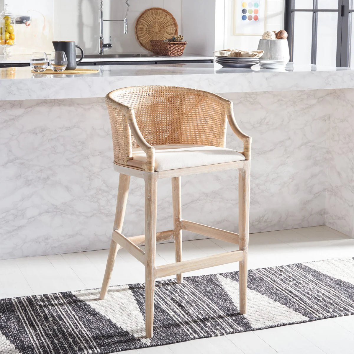 Brando Bar Stool - Sleek and Modern Seating for Your Kitchen or Home Bar