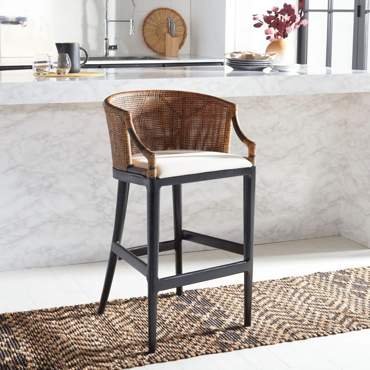 Brando Bar Stool - Sleek and Modern Seating for Your Kitchen or Home Bar