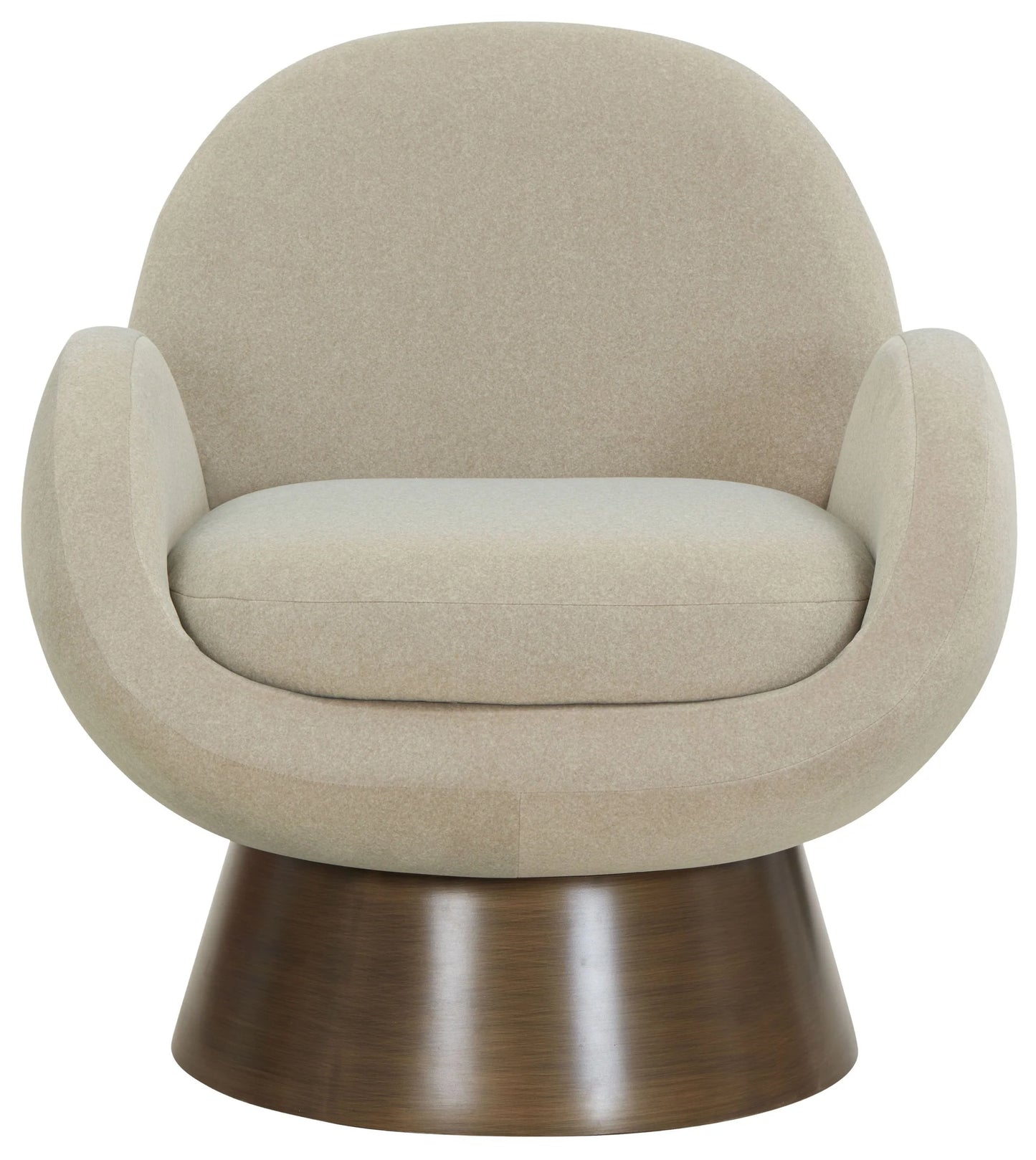 Paolini Metal Base Accent Chair - Sleek and Modern Seating for Contemporary Living Spaces