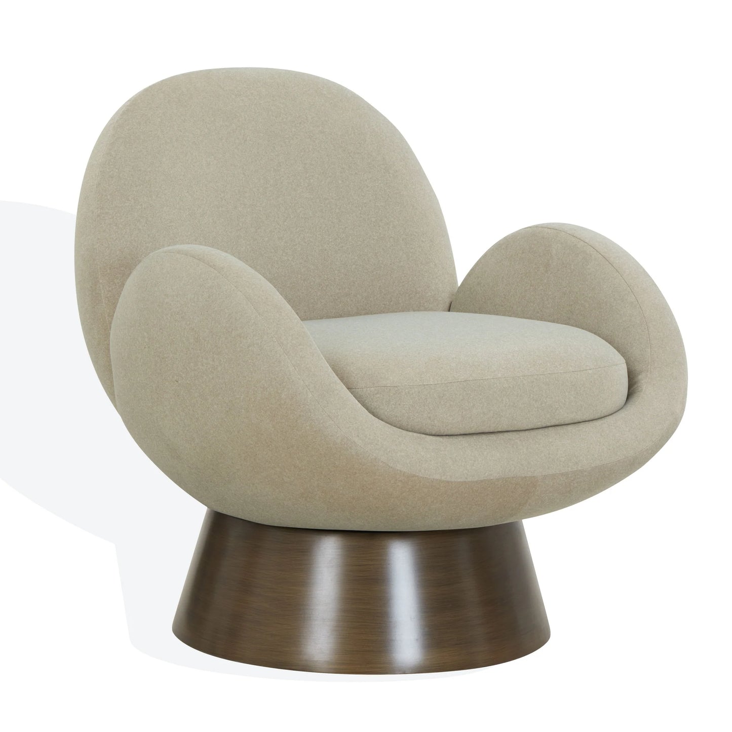 Paolini Metal Base Accent Chair - Sleek and Modern Seating for Contemporary Living Spaces