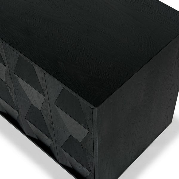Riabelle Wood 2-Drawer Nightstand - Elegant and Practical Storage for Your Bedroom Essentials