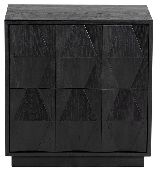 Riabelle Wood 2-Drawer Nightstand - Elegant and Practical Storage for Your Bedroom Essentials