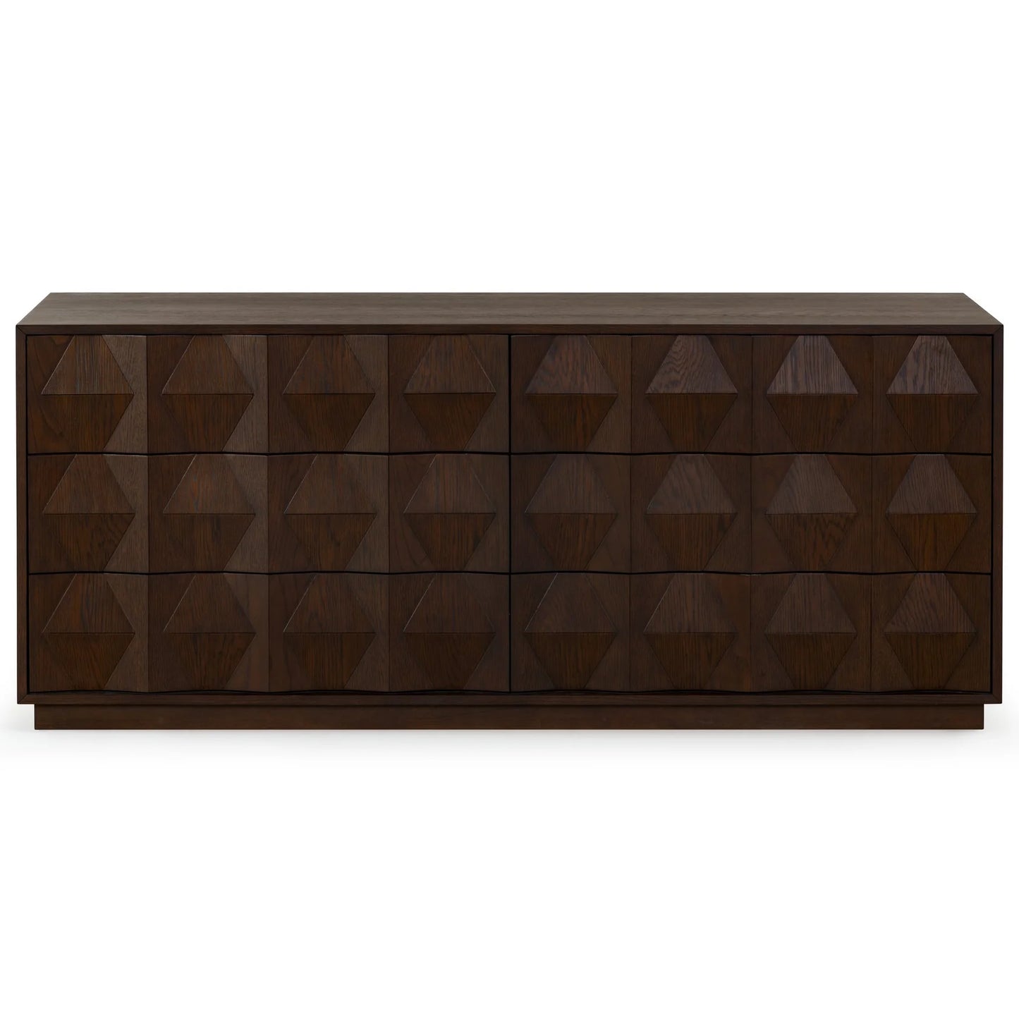 Riabelle Wood 6-Drawer Dresser - Stylish and Spacious Storage Solution for Modern Bedrooms