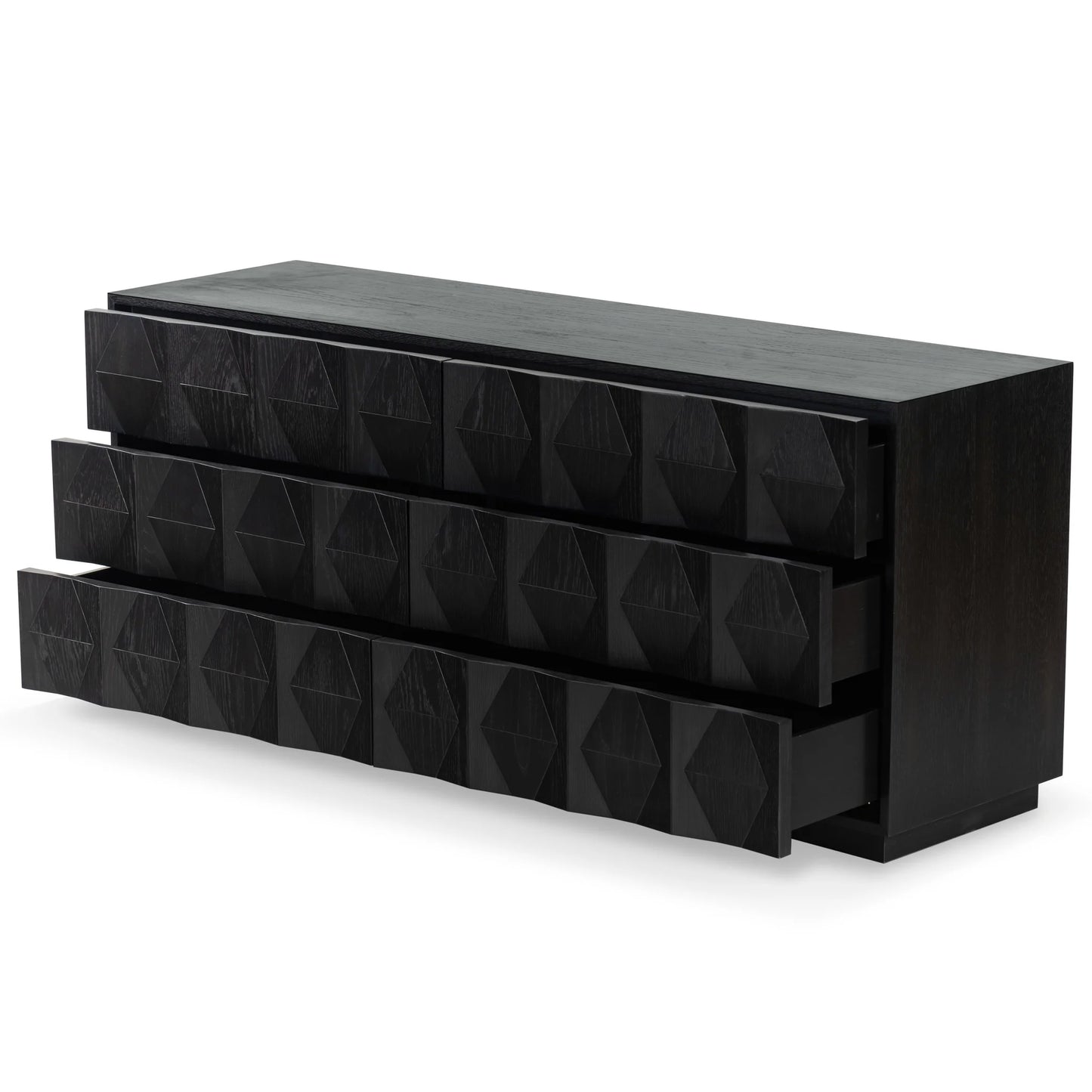 Riabelle Wood 6-Drawer Dresser - Stylish and Spacious Storage Solution for Modern Bedrooms