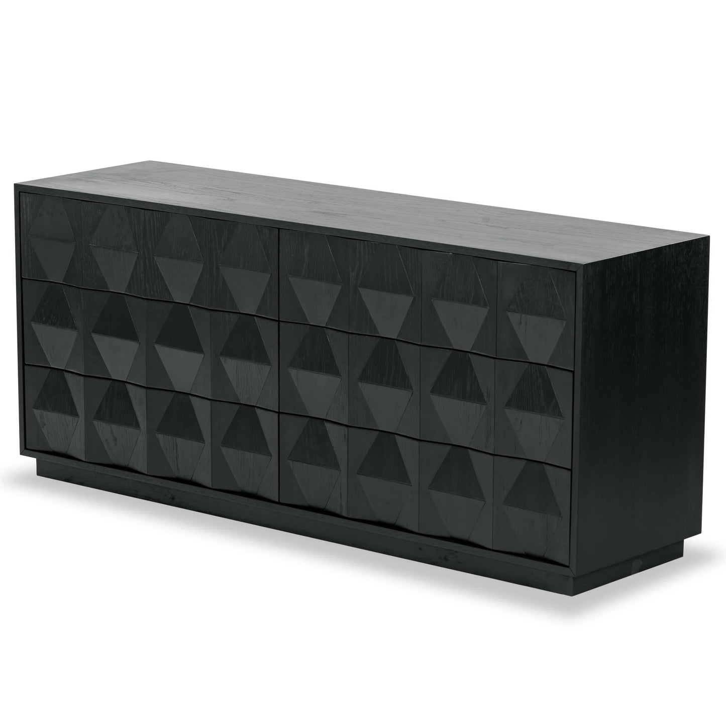 Riabelle Wood 6-Drawer Dresser - Stylish and Spacious Storage Solution for Modern Bedrooms