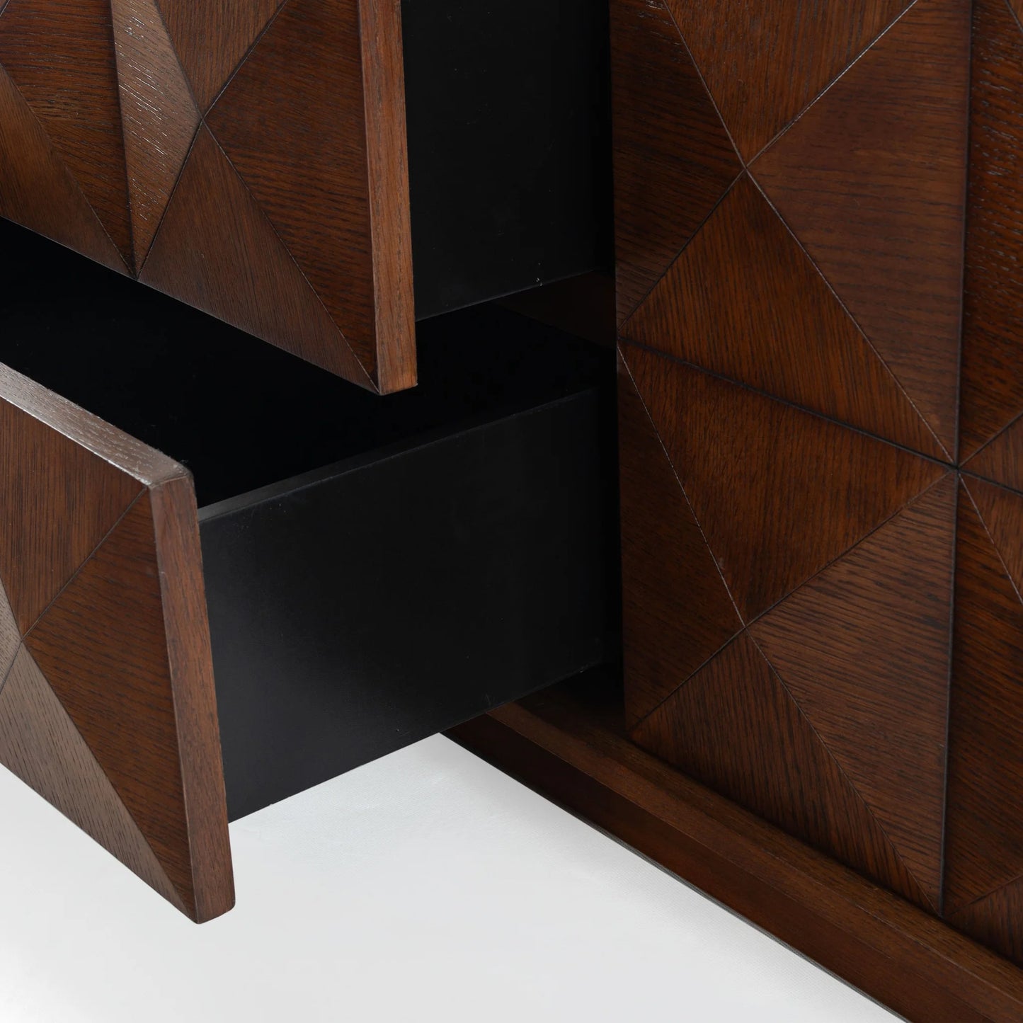 Patty 4-Door Wood Media Stand - Stylish and Functional Storage Solution for Your Entertainment Space