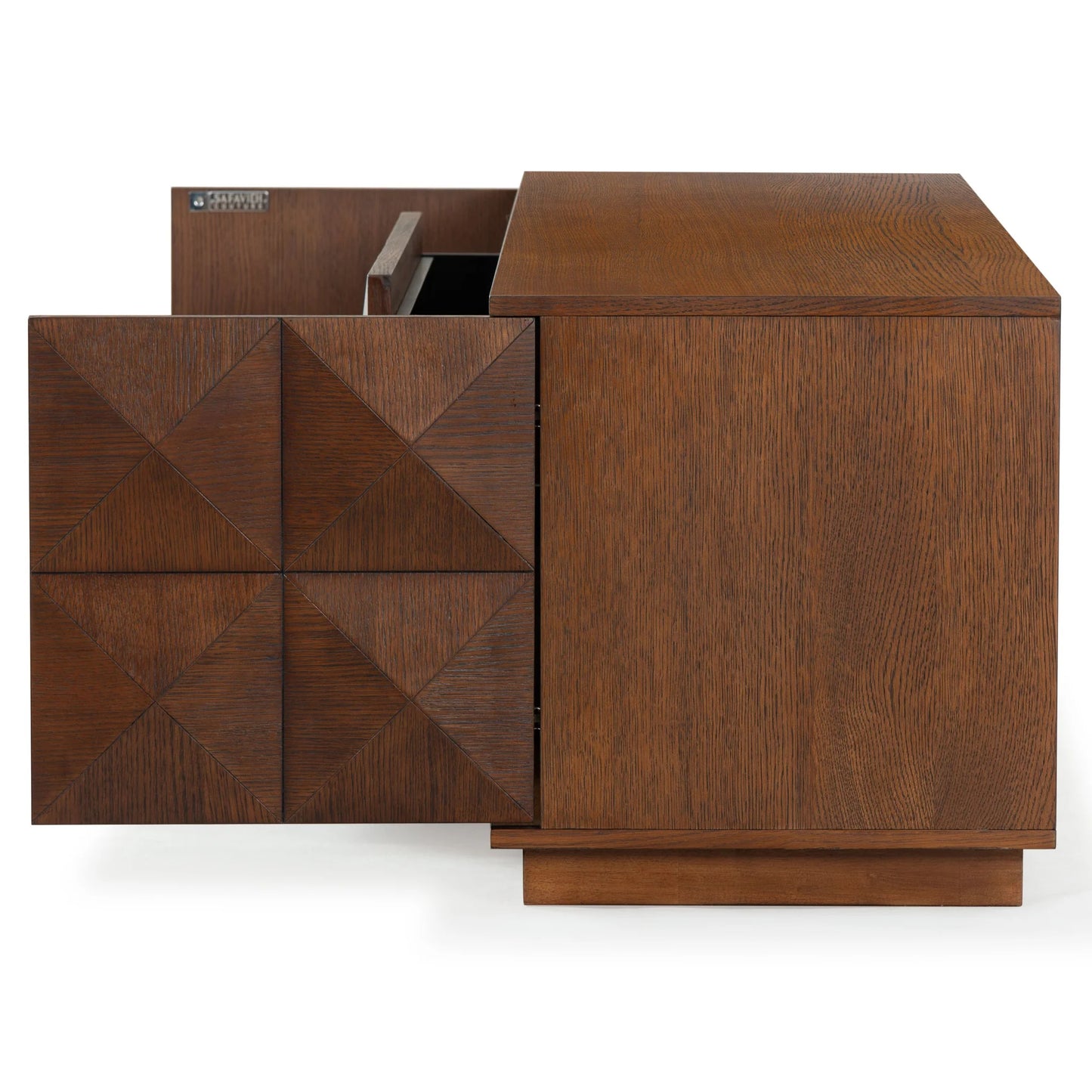 Patty 4-Door Wood Media Stand - Stylish and Functional Storage Solution for Your Entertainment Space
