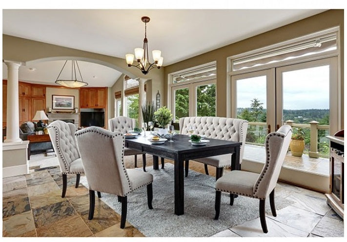 Sania 84" Dining Table - Elegant & Spacious Dining Table with Modern Design and Sturdy Build