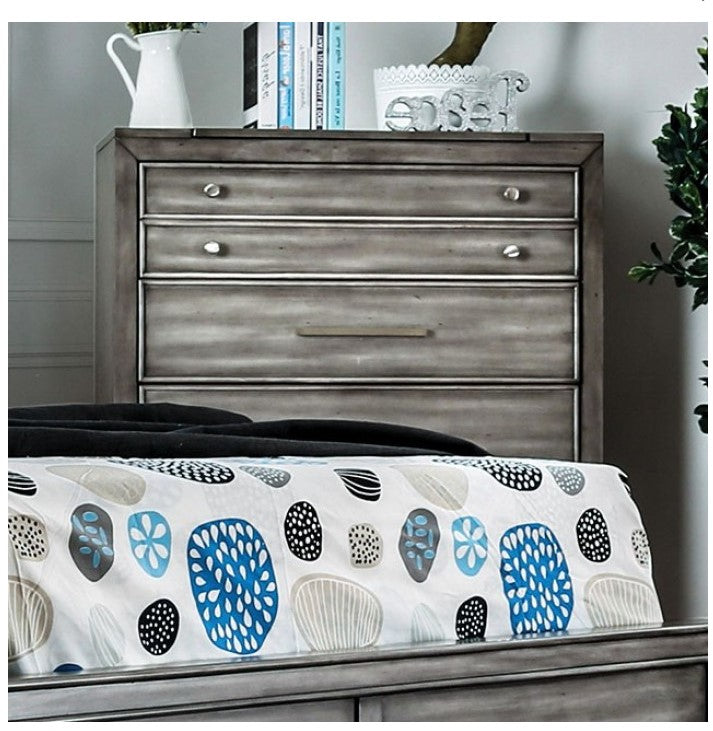 Daphne Chest in Weathered Gray - Stylish and Functional Storage with a Rustic Charm for Any Room