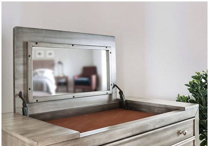 Daphne Chest in Weathered Gray - Stylish and Functional Storage with a Rustic Charm for Any Room