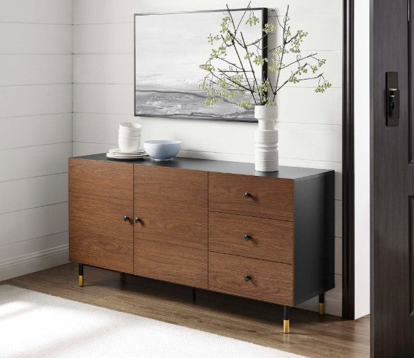 Nexus Storage Cabinet Sideboard in Black Walnut