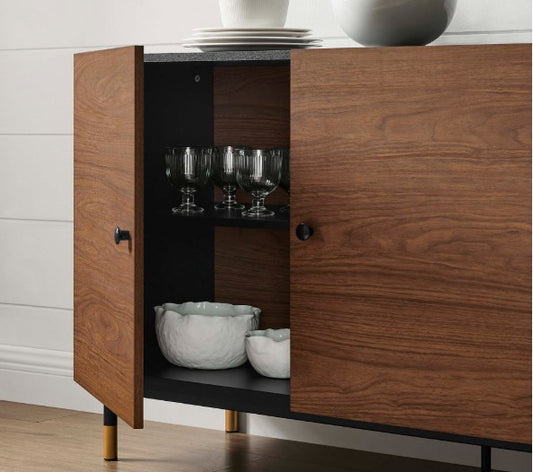 Nexus Storage Cabinet Sideboard in Black Walnut