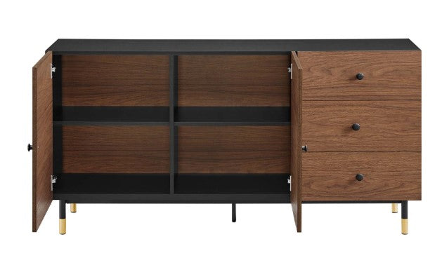 Nexus Storage Cabinet Sideboard in Black Walnut