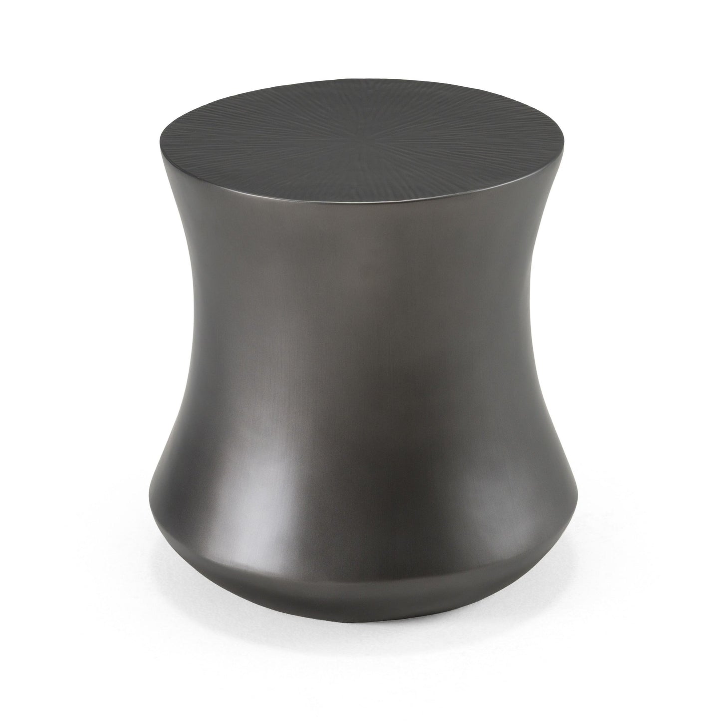 Modrest Airdrie Modern Antique Grey End Table – Stylish Contemporary Side Table