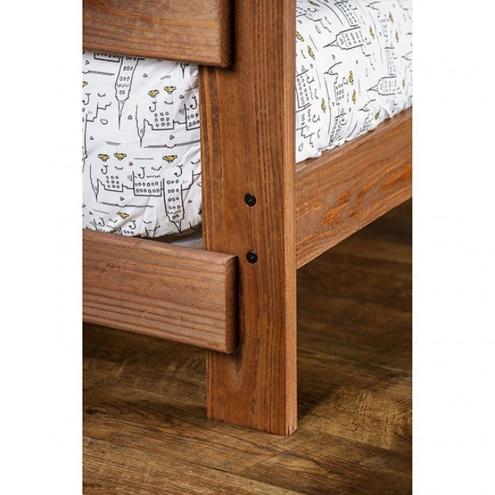 Arlette Two Slat Kits Twin Over Twin Bunk Bed