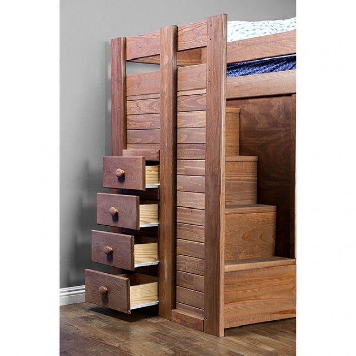 Ampelios Twin Over Twin Bunk Bed