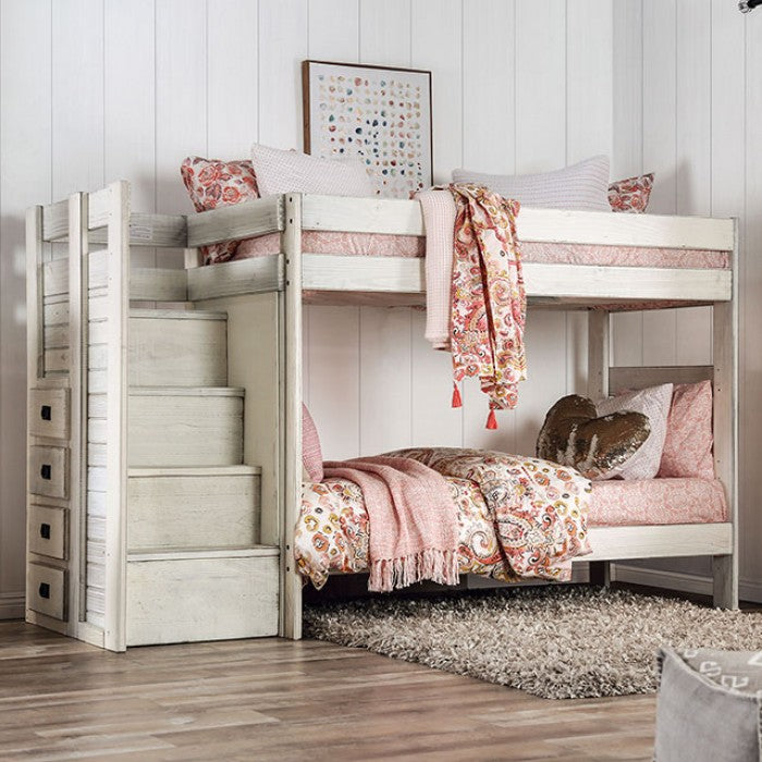 Ampelios Twin Over Twin Bunk Bed