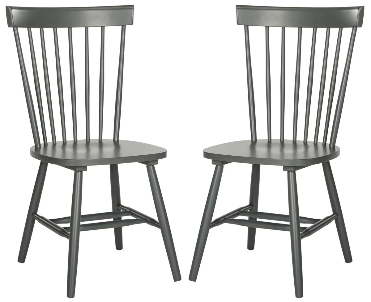Parker Elegant Spindle Dining Chair Set of 2 - Timeless and Comfortable Seating for Classic Dining Rooms