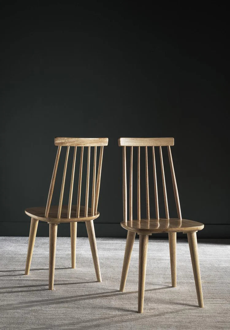 Burris Classic Windsor Dining Chairs Set of 2 - Timeless and Comfortable Seating for Traditional Dining Rooms
