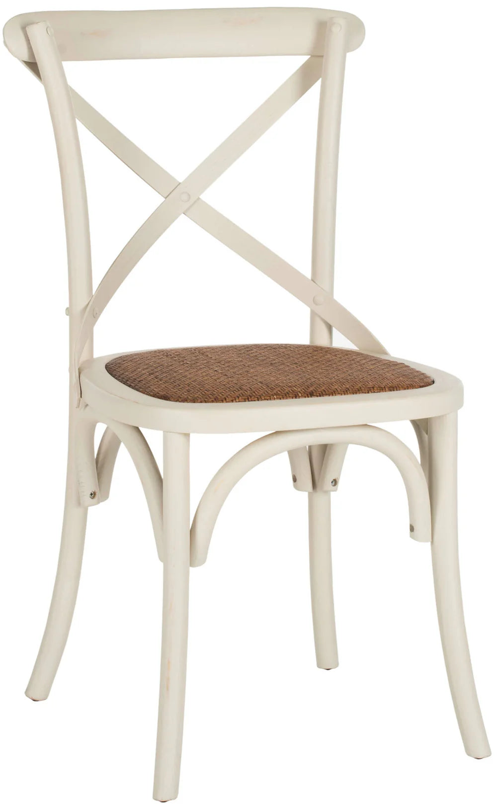 Franklin X-Back Farmhouse Chair (Set of 2) - Classic and Rustic Seating for Your Dining Room or Kitchen