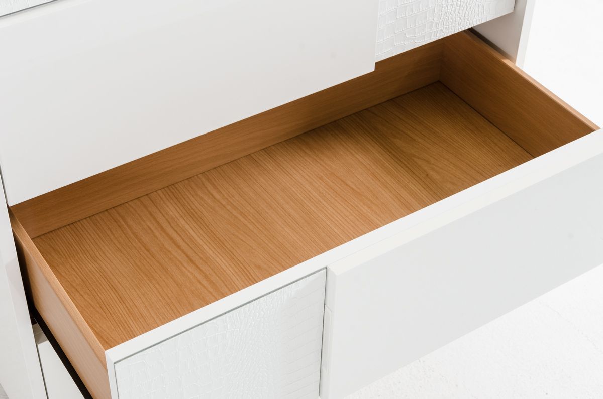 Modrest Monza Italian Modern White Chest