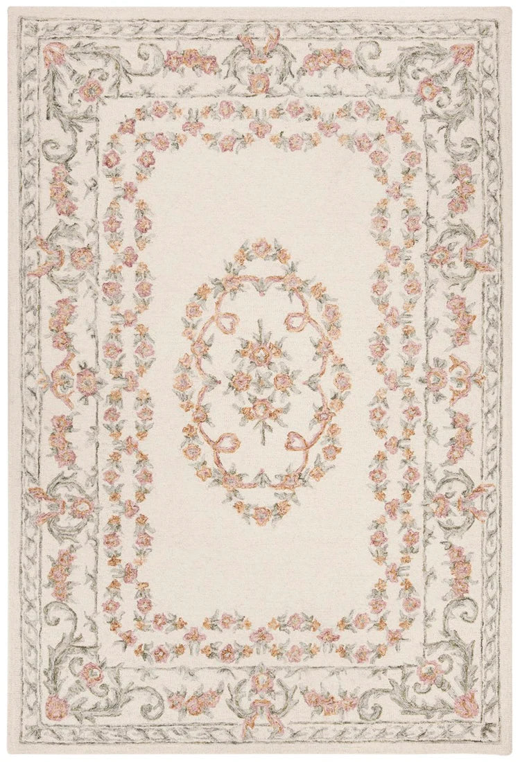 Aubusson Hand Tufted Wool Rug - Luxurious and Timeless Area Rug for Elegant Interiors