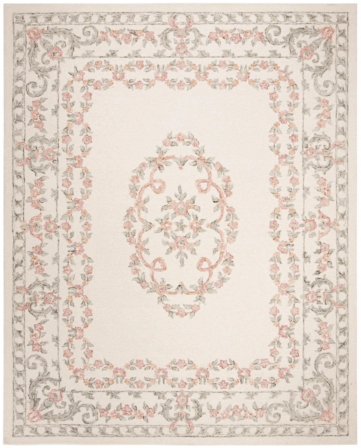 Aubusson Hand Tufted Wool Rug - Luxurious and Timeless Area Rug for Elegant Interiors