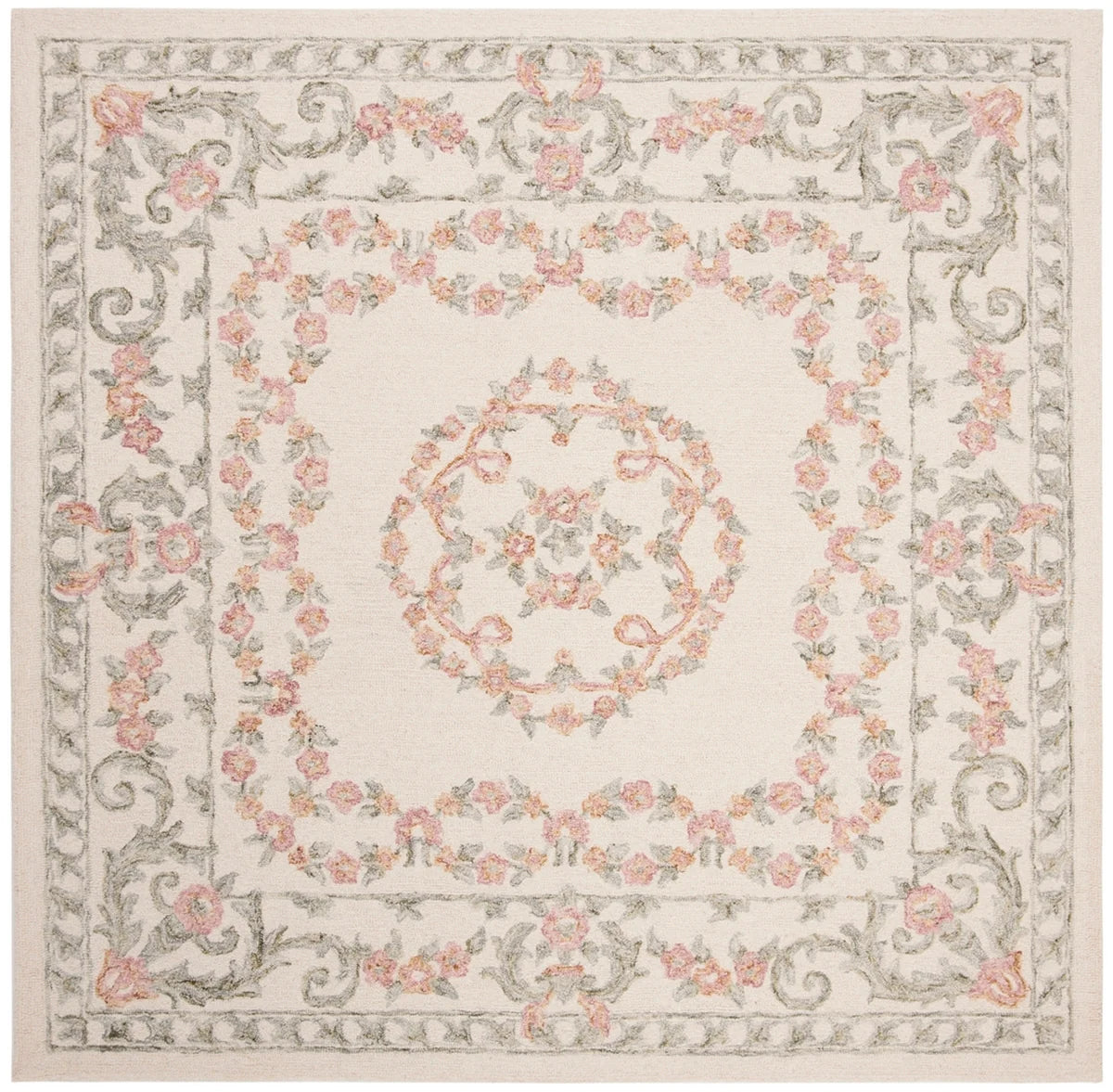 Aubusson Hand Tufted Wool Rug - Luxurious and Timeless Area Rug for Elegant Interiors