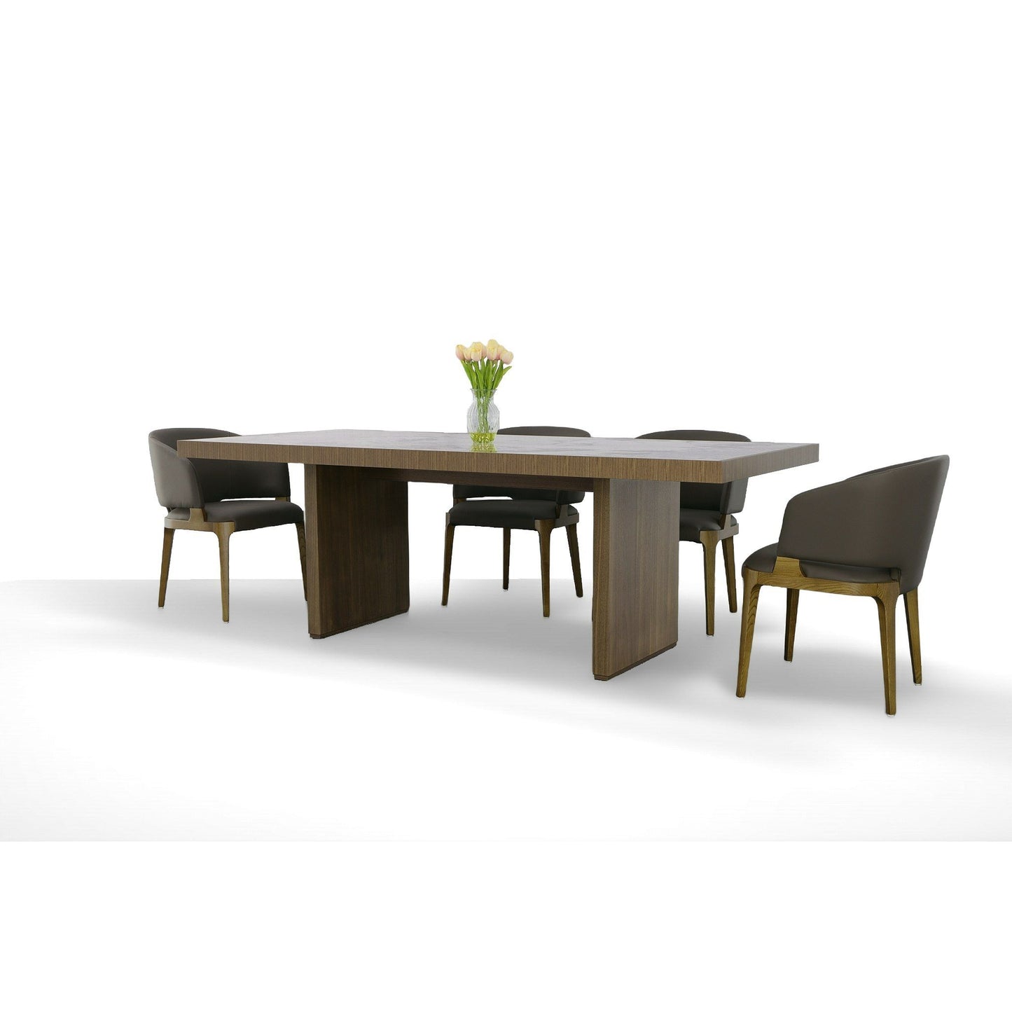 Nova Domus Bailey- Modern Walnut Rectangular Dining Table